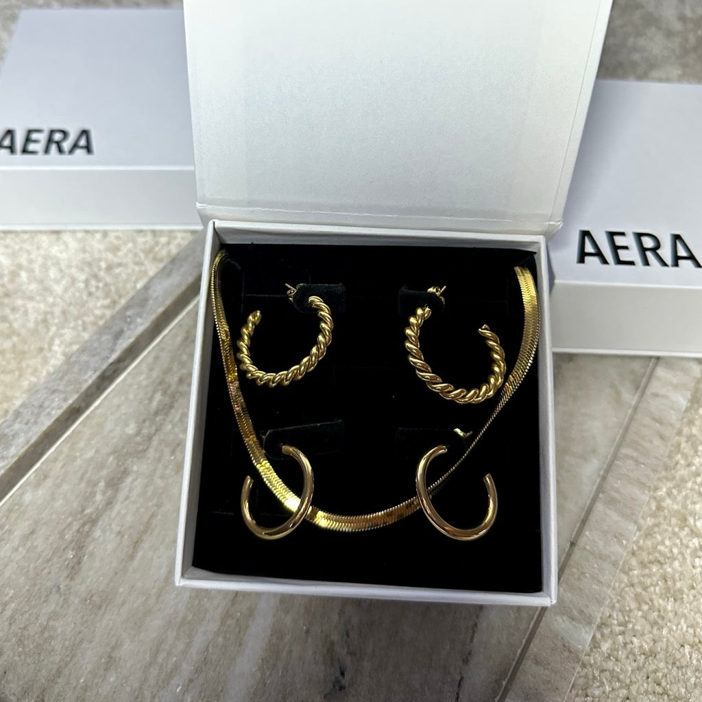 Gold Plated HoopLace Set