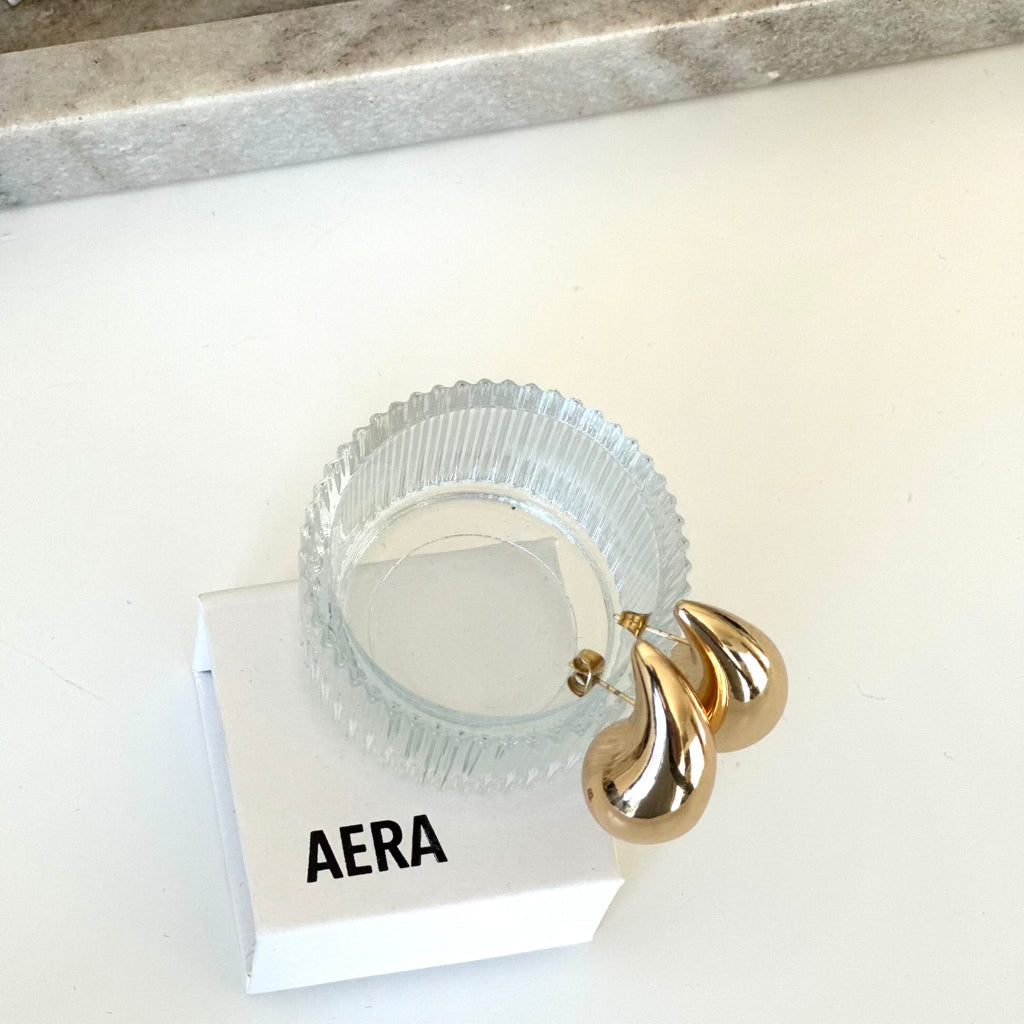 Aera Berlin Jewelry - Vega Chunky Drop Earring 18K Gold Plated Product Home Photo