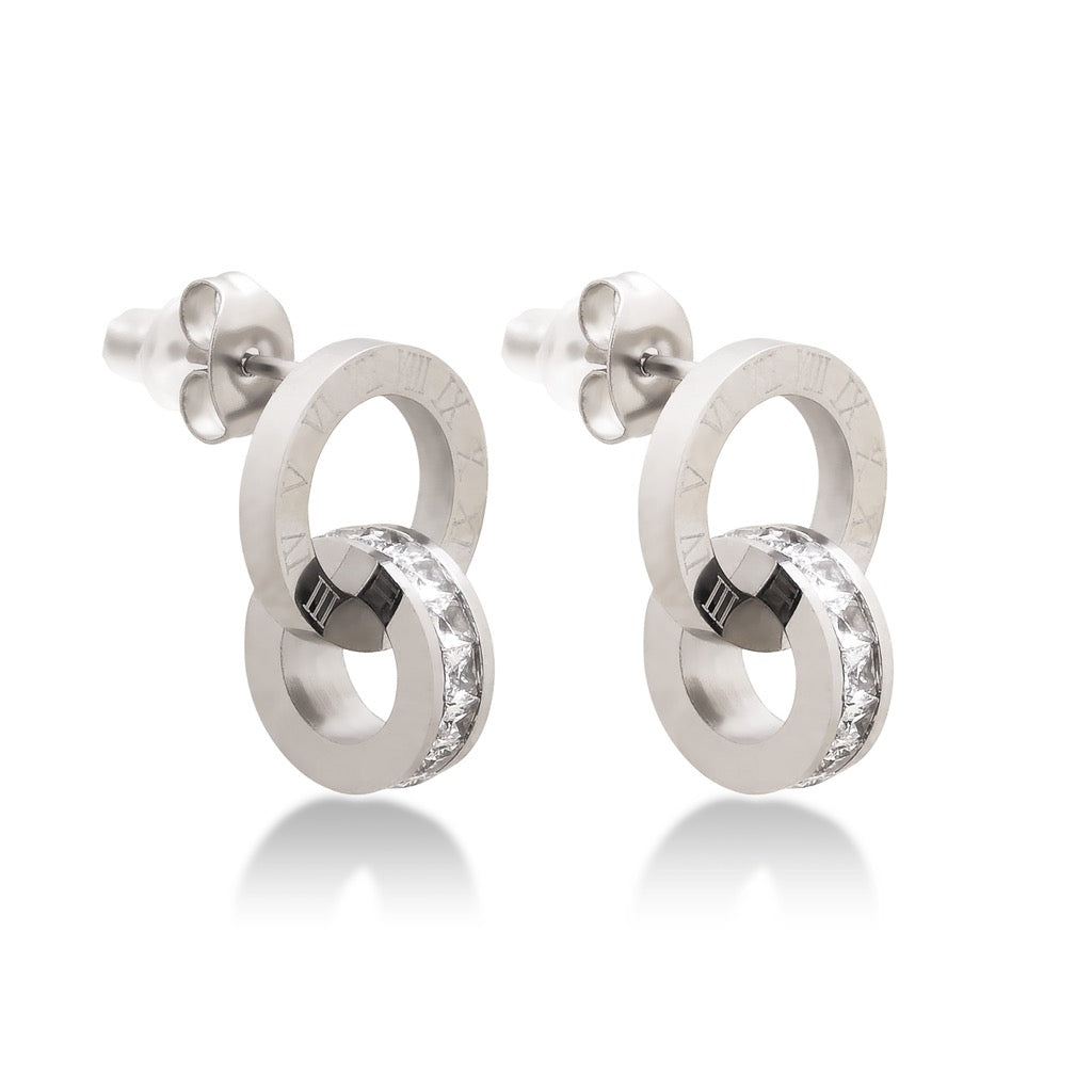Aera Berlin Jewelry - Juno Roman Stud Earring Sterling Silver Product Photo