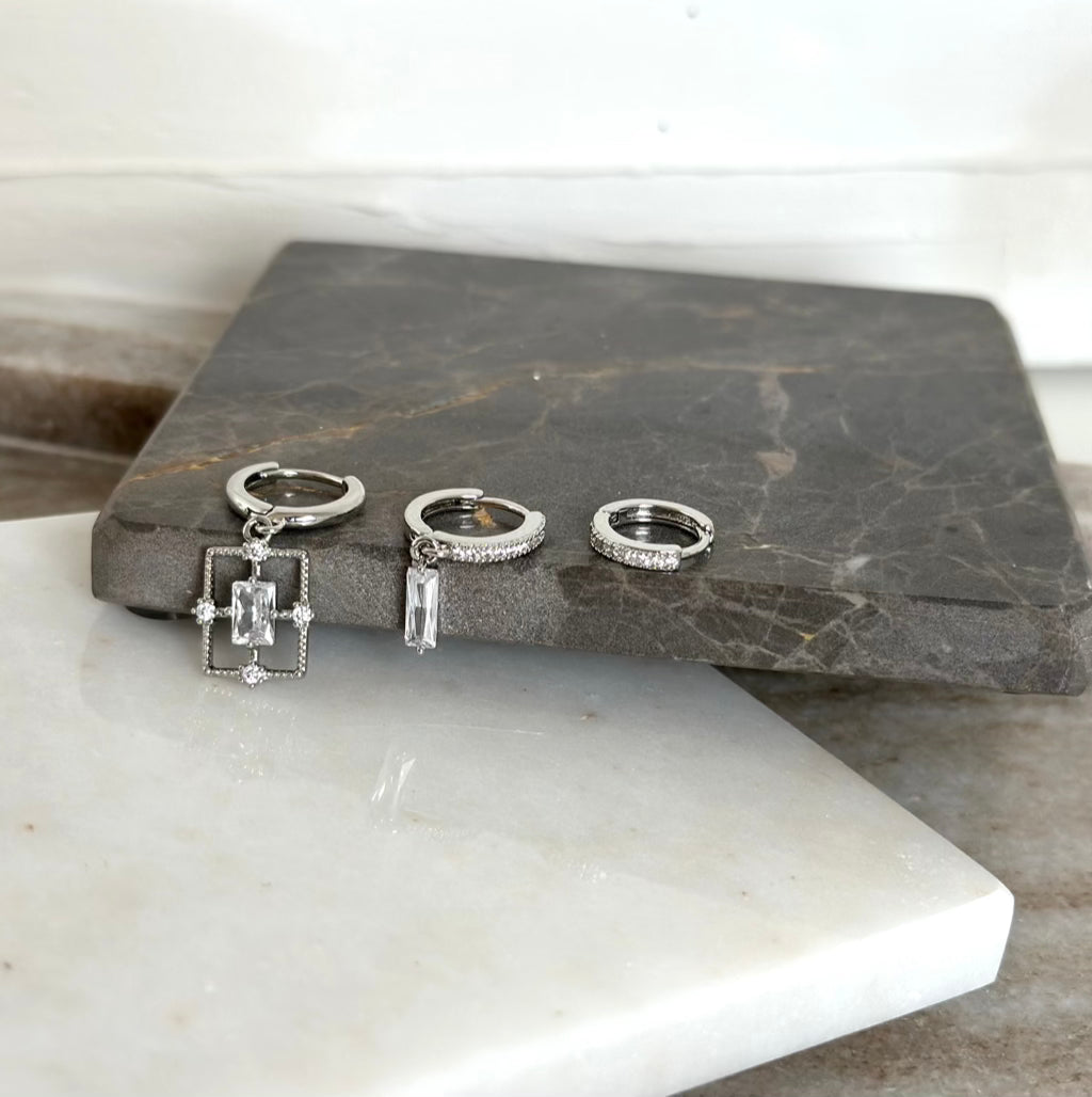 Aera Berlin Jewelry - Wezen Triple Huggie Earring Sterling Silver Product Home Photo