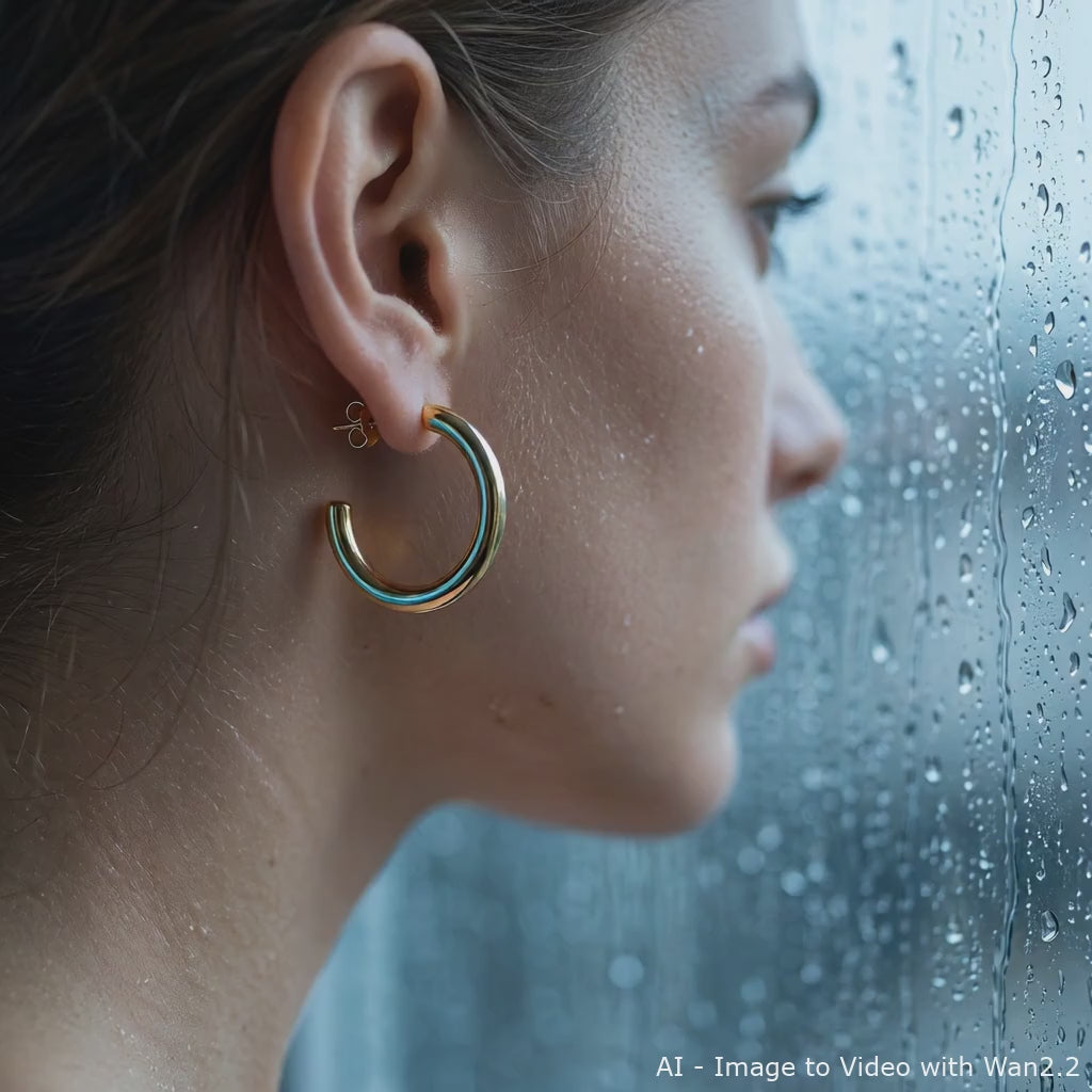 Eva Hoop Earring - Aera Berlin - AI Image to Video generated video with Wan2.2