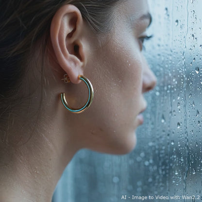 Eva Hoop Earring - Aera Berlin - AI Image to Video generated video with Wan2.2